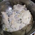 El cooksnap de armando rodriguez cuando hizo Pollo en crema con chile poblano y maíz.