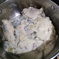 El cooksnap de armando rodriguez cuando hizo Pollo en crema con chile poblano y maíz.