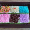 Cooksnap dari Dapur Rayza untuk resep Brownis kukus pandan ny.liem