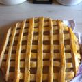 El cooksnap de Claudia Arrau cuando hizo Kuchen de manzana.
