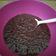 Cooksnap Wanish Baked semasa beliau membuat Bubur Pulut Hitam.