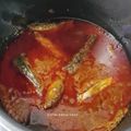 Cooksnap Zieta Ali semasa beliau membuat Gulai ikan temenung.