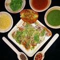 Dipika Bhalla का कुकस्नैप जब उन्होंने चना दाल टिक्की चाट ( chana dal tikki chaat reicpe in बनाया था।