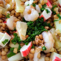 El cooksnap de aromadulce cuando hizo Lentejas con gambas.