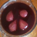 El cooksnap de Marcela Pérez Sierpe cuando hizo Mis mejores Peras al vino tinto Que viva la cocina chilena 🇨🇱.