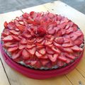 El cooksnap de Paulina Tapia Perlaiz cuando hizo Tarta de frutillas y crema pastelera - vegana.