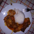 El cooksnap de MARIADELMARROSA82 cuando hizo Pollo al ajillo con tomate, curry y vino blanco.