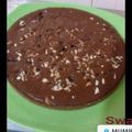 Swati Ganguly Chatterjee 's cooksnap of when they made Eggless Brownie 😘😋😋😋❤️.
