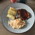 El cooksnap de luscelys oliveros cuando hizo Chuletas ahumadas de cerdo en salsa agridulce.