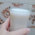 Maria Shujaat's cooksnap of when they made Banana milk shake.