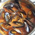 El cooksnap de matiasortizgarcia cuando hizo Spaghettis de calabacín con gambas y mejillones.