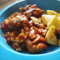 El cooksnap de Blckcurry cuando hizo Bacalao con tomate, cebolla y pimiento verde.