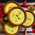 Sneha Patel's cooksnap of when they made Kesar Pista Phirni.