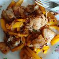 El cooksnap de Reina Jiménez cuando hizo Camarones con pimiento.
