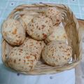 El cooksnap de Guillermina cuando hizo Pan de queso, tipo chipa.