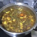 El cooksnap de Claudia Rojas cuando hizo Caldo de repollo a la Sonorense.