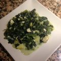 El cooksnap de M.Jose cuando hizo Guarnición de espinacas.
