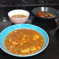 El cooksnap de Monica Paz cuando hizo Lentejas con tocino y chorizo.