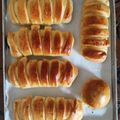 Cooksnap dari cendana purwaningrum untuk resep Roti isi coklat no mixer anti gagal