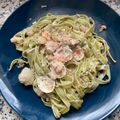 El cooksnap de Eva Moreno cuando hizo Espaguetis a la marinera.
