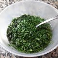 El cooksnap de Dani Massei cuando hizo Salsa provenzal.