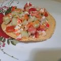El cooksnap de Wendy Martir cuando hizo Ensalada de surimi.