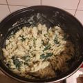 Averlea Cooksnap-ja, amikor elkészítette a(z) Tejszínes-spenótos tészta receptet.