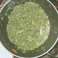 Iiyah Mwithi's cooksnap of when they made Kienyeji vegetables: Susa(pumpkin leaves) with Apoth(mrenda).