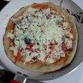 El cooksnap de Andrés Perdomo cuando hizo Pizza en sartén sin horno.
