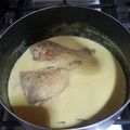 El cooksnap de Selvin De Jesus cuando hizo Pollo en crema de mostaza.