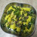 Simran Bajaj का कुकस्नैप जब उन्होंने खांडवी (Khandvi recipe in Hindi) बनाया था।