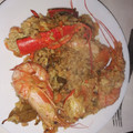 El cooksnap de Leticia Rois cuando hizo Arroz meloso con bogavante y langostinos.