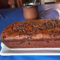 El cooksnap de Celes Aranda cuando hizo Budín de banana y chips de chocolate.