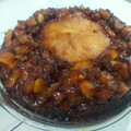 El cooksnap de Carla Salcedo cuando hizo Torta de Piña.