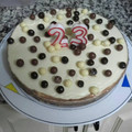 El cooksnap de Myriam Riquelme cuando hizo Tarta tres chocolates.