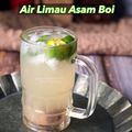 Cooksnap Dapur Yusfarisyia semasa beliau membuat Air Limau Asam Boi.