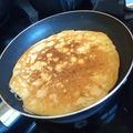 El cooksnap de karla arriagada cuando hizo Hotcakes de manzana-plátano.