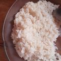 El cooksnap de Yanina Leiva cuando hizo Arroz frito con ajo.