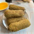 7641 islands's cooksnap of when they made Keto corndog.