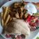 Mónika Oláh-Kása Cooksnap-ja, amikor elkészítette a(z) Gyros házi pitában receptet.