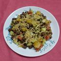 Rekha Ramchandani's cooksnap of when they made ચણા ચાટ (Chana Chaat Recipe In Gujarati).