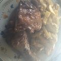 El cooksnap de Jose Antonio Fernandez Villabrille cuando hizo Contramuslos de pollo en salsa de vino tinto, tomillo y miel.