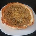 El cooksnap de Miriam cuando hizo Quiche de baicon y queso.