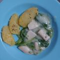 Cooksnap dari Oktaviana Ciuriajaya untuk resep Creamy Chicken Spinach with Potato Wedges