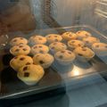 El cooksnap de cocinoyo cuando hizo Magdalenas con pepitas de chocolate.
