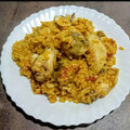 El cooksnap de Tonysantos cuando hizo Arroz meloso con pollo.