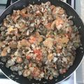 El cooksnap de martin cuando hizo Mollejas de pollo con champiñones.