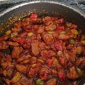El cooksnap de Raspa cuando hizo Cerdo agridulce.