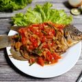 Cooksnap dari Oknisa Carolina untuk resep Ikan Nila Goreng Tepung Saos Asam Manis