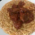 Cooksnap από Ευη Β. στη συνταγή Μοσχαράκι κοκκινιστό με κριθαράκι